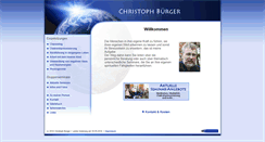 Desktop Screenshot of christophbuerger.de